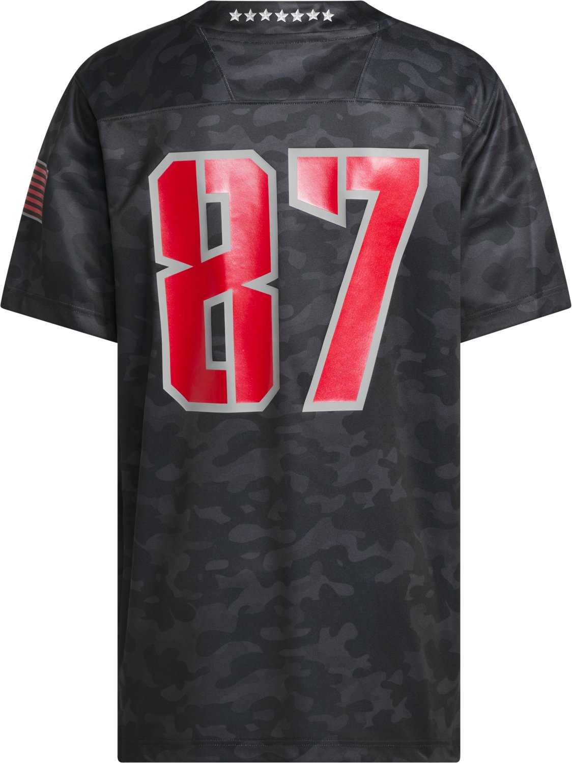 adidas Men's North Carolina State University Salute to Service Strategy Football Jersey - view number 5