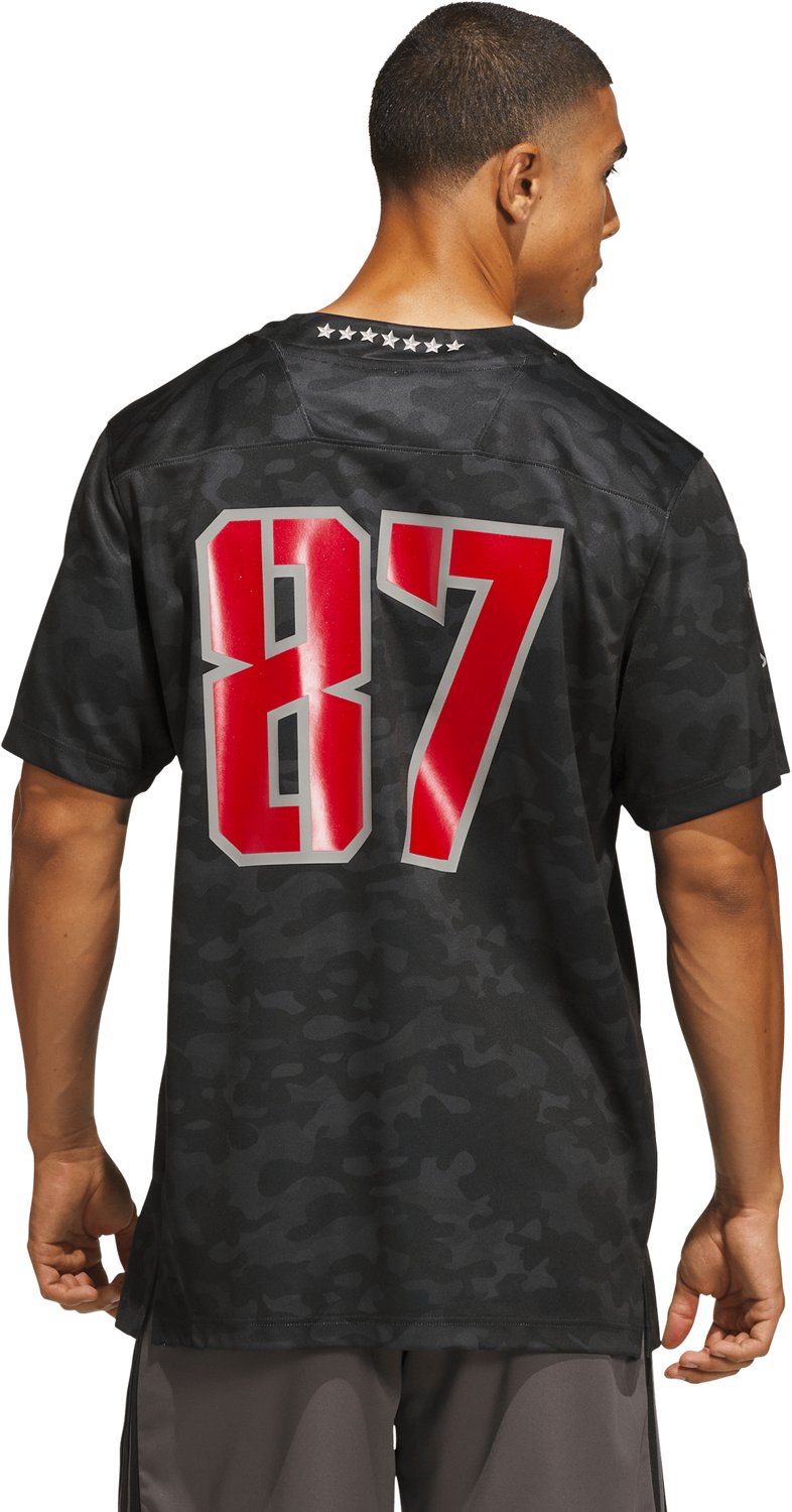adidas Men's North Carolina State University Salute to Service Strategy Football Jersey - view number 2