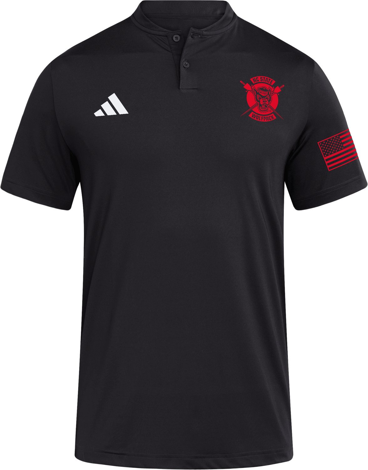 adidas Men's North Carolina State University Salute to Service Strategy Ultimate365 Polo Shirt