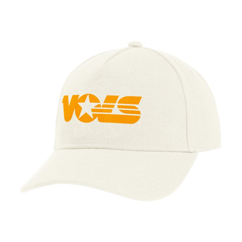 adidas Adult Tennessee Volunteers Vintage Vault Cream Adjustable Hat, Men's, White