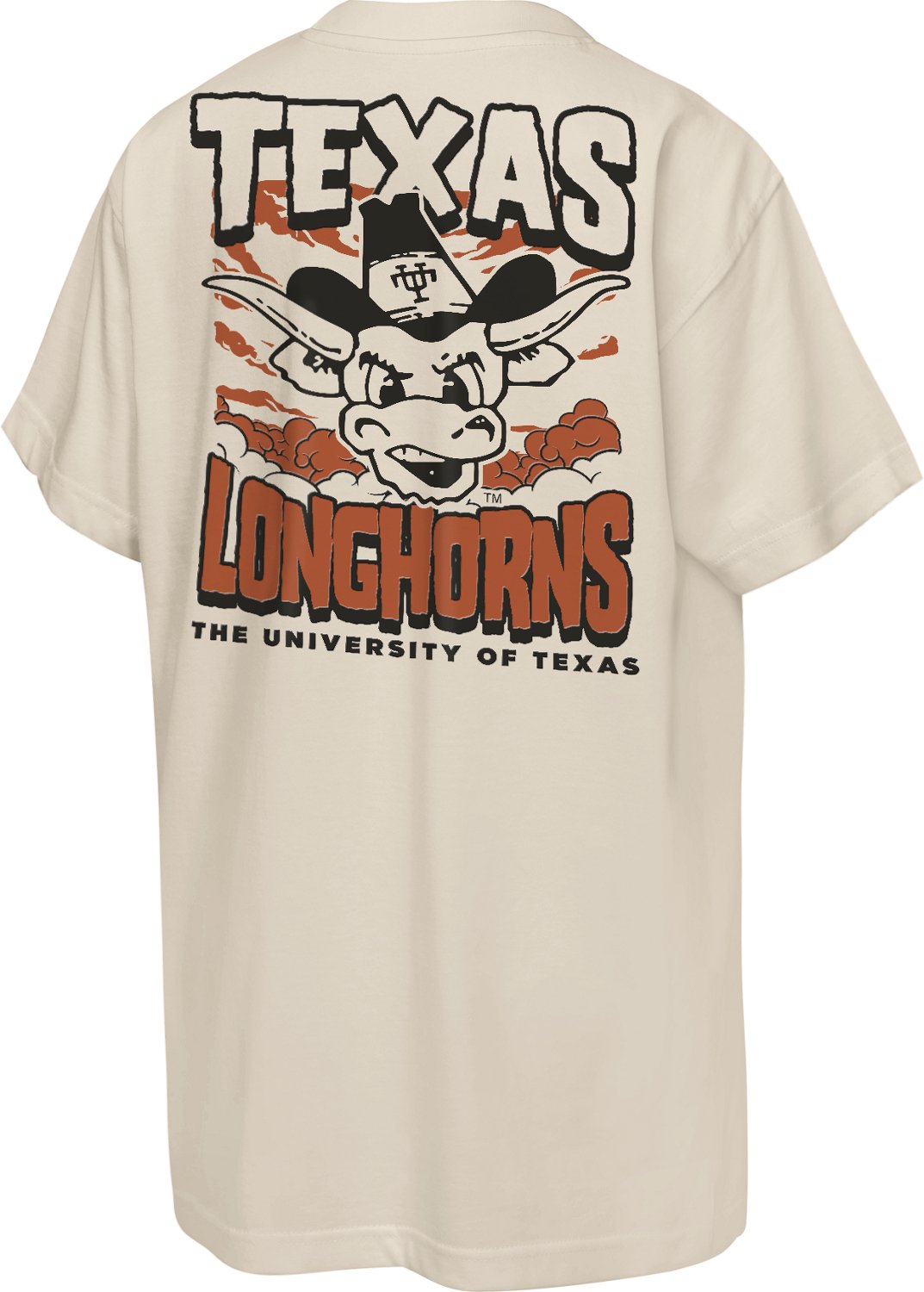 Mitchell & Ness Boys' University of Texas Blast Off Mascot Graphic T-shirt