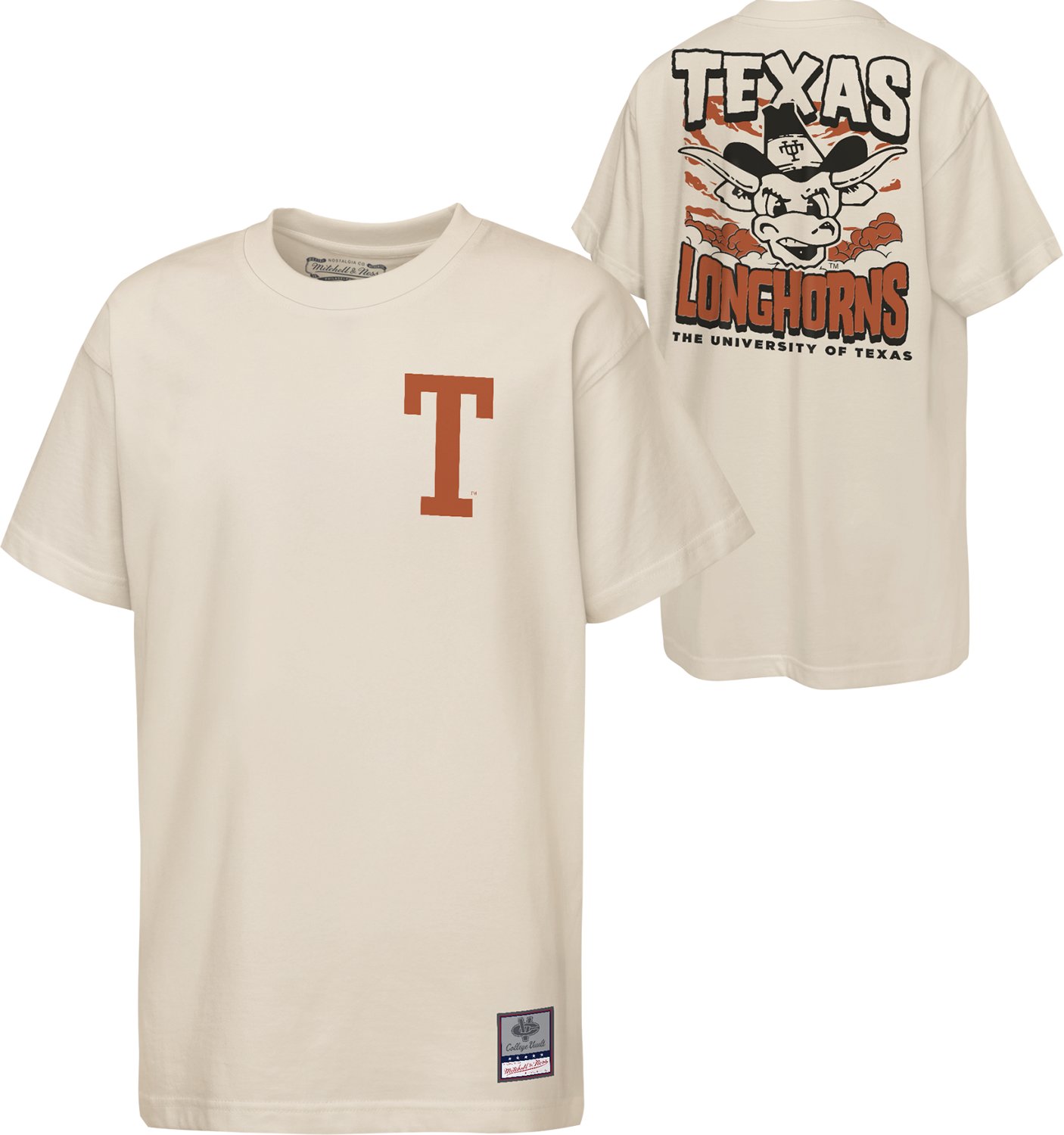 Mitchell & Ness Boys' University of Texas Blast Off Mascot Graphic T-shirt - view number 3