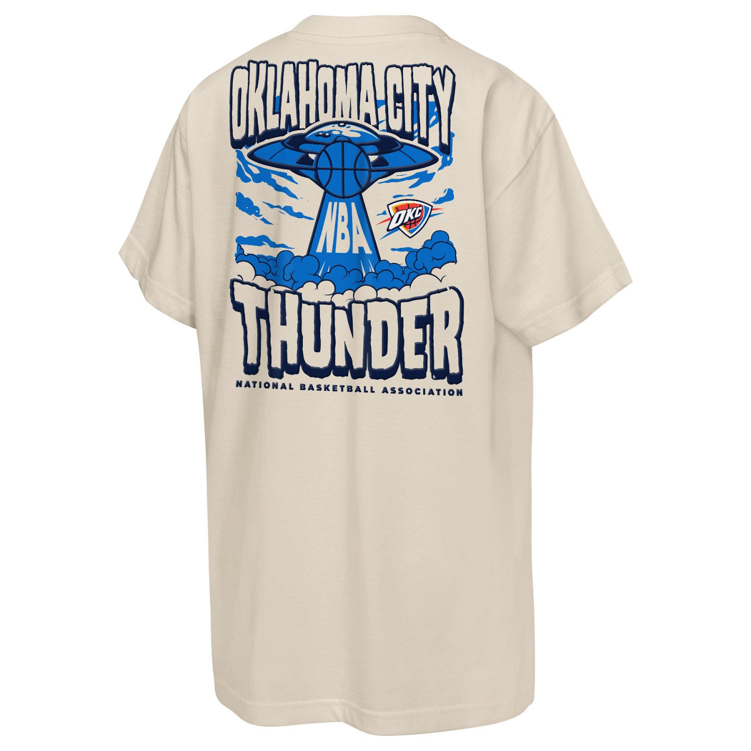 Mitchell & Ness Boys' Oklahoma City Thunder Blast Off Mascot Short Sleeve T-shirt