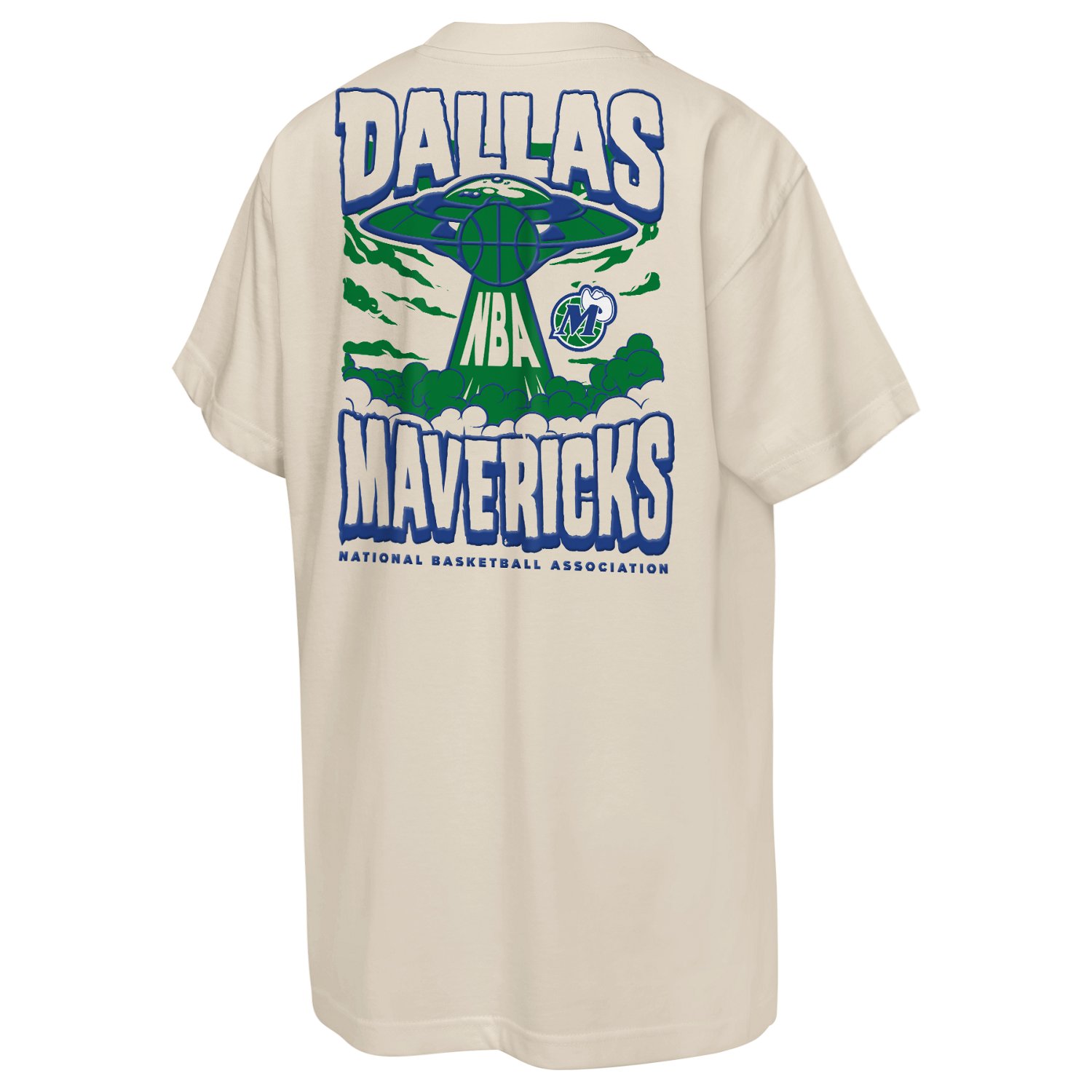 Mitchell & Ness Boys' Dallas Mavericks Blast Off Mascot Short Sleeve T-shirt