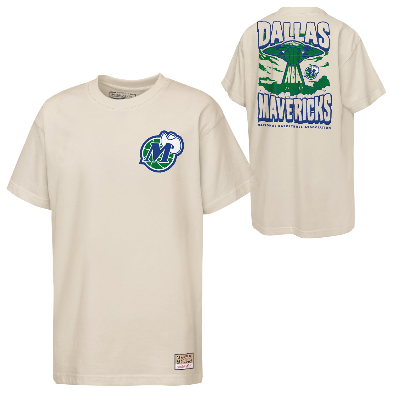 Mitchell & Ness Boys' Dallas Mavericks Blast Off Mascot Short Sleeve T-shirt - view number 3