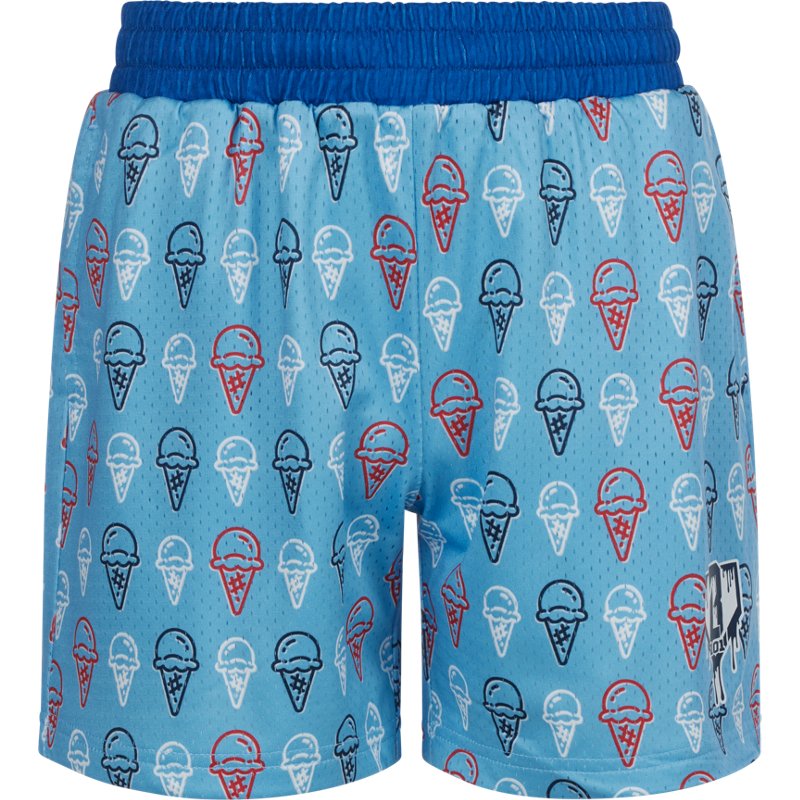 Baseball Lifestyle 101 Boys' Scoops Shorts, Medium, Light Blue