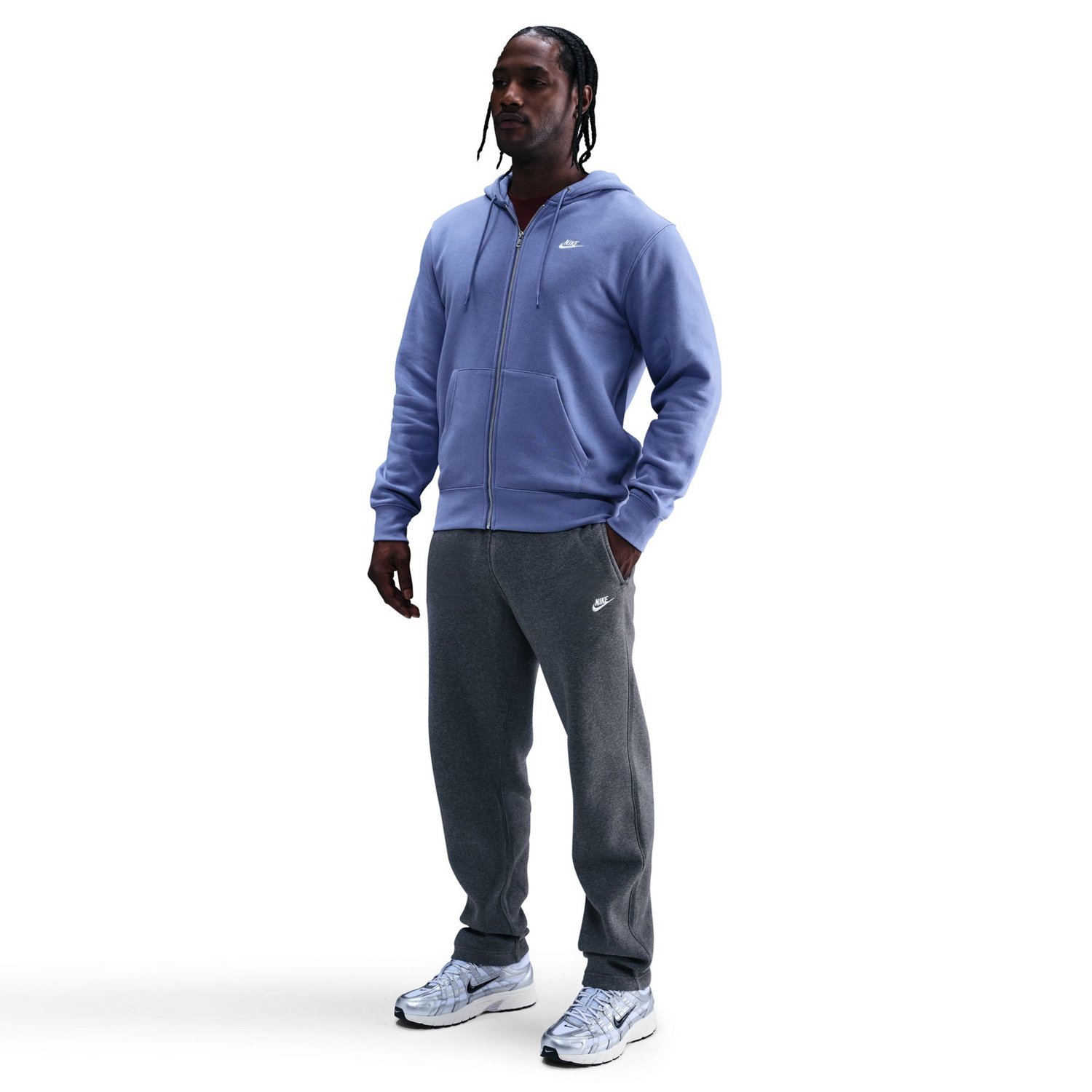 Nike Men's Club Open Hem Brushed Fleece Pants