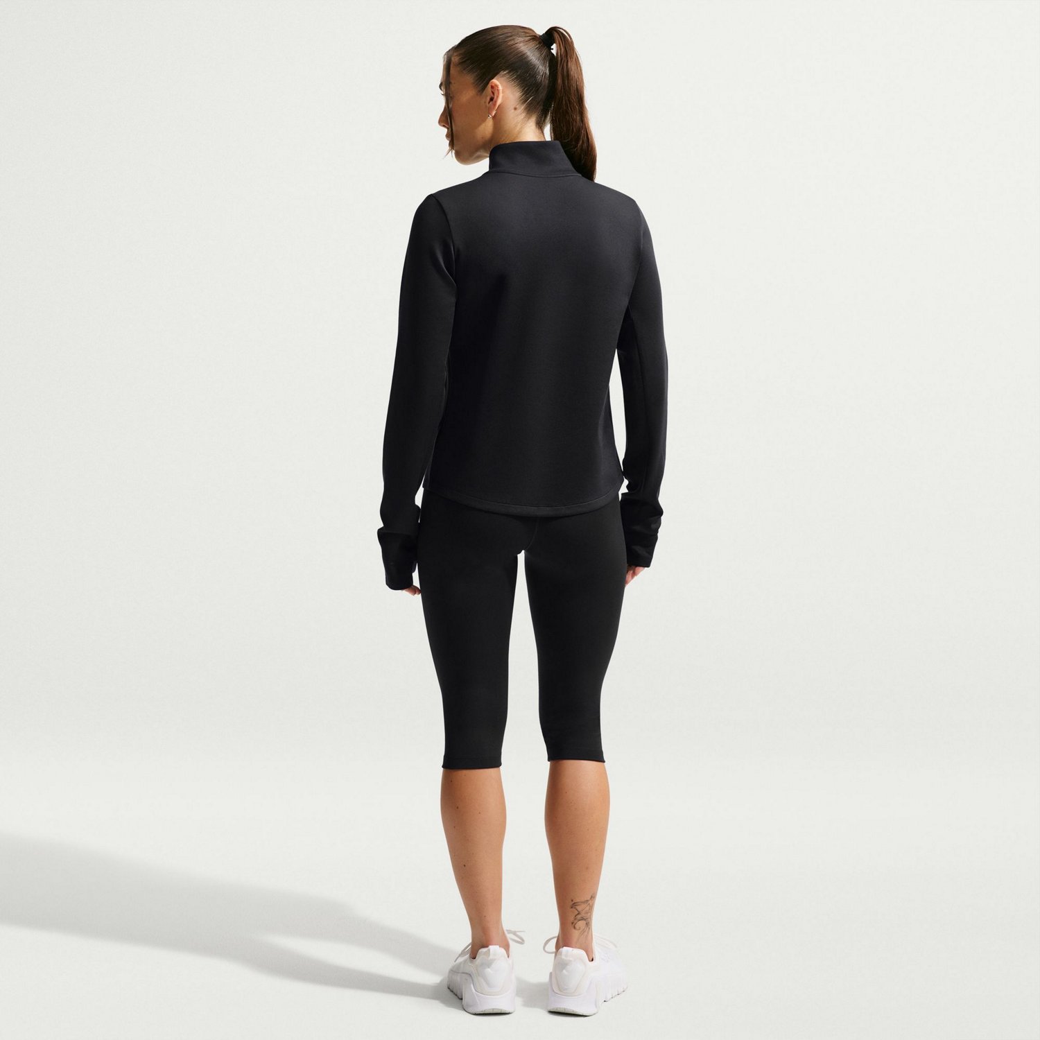 Nike Women's One Therma-Fit 1/2 Zip Mid Layer Top - view number 2