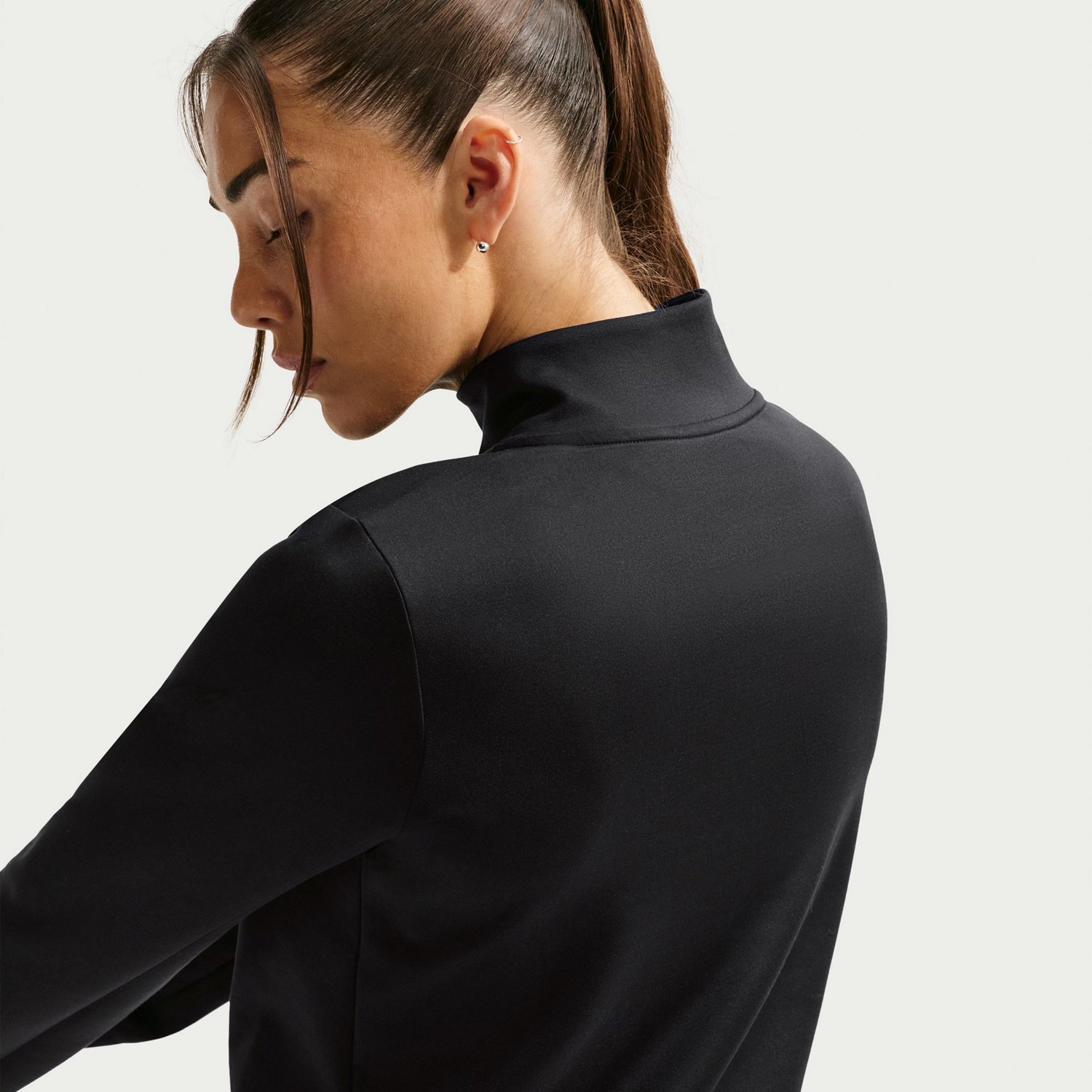 Nike Women's One Therma-Fit 1/2 Zip Mid Layer Top - view number 4
