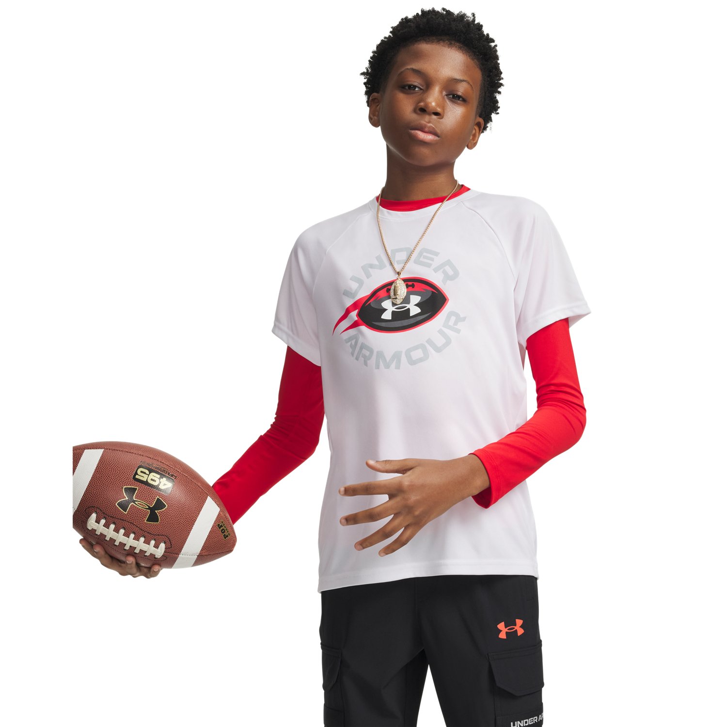 Under Armour Boys' Football 96 Graphic T-shirt