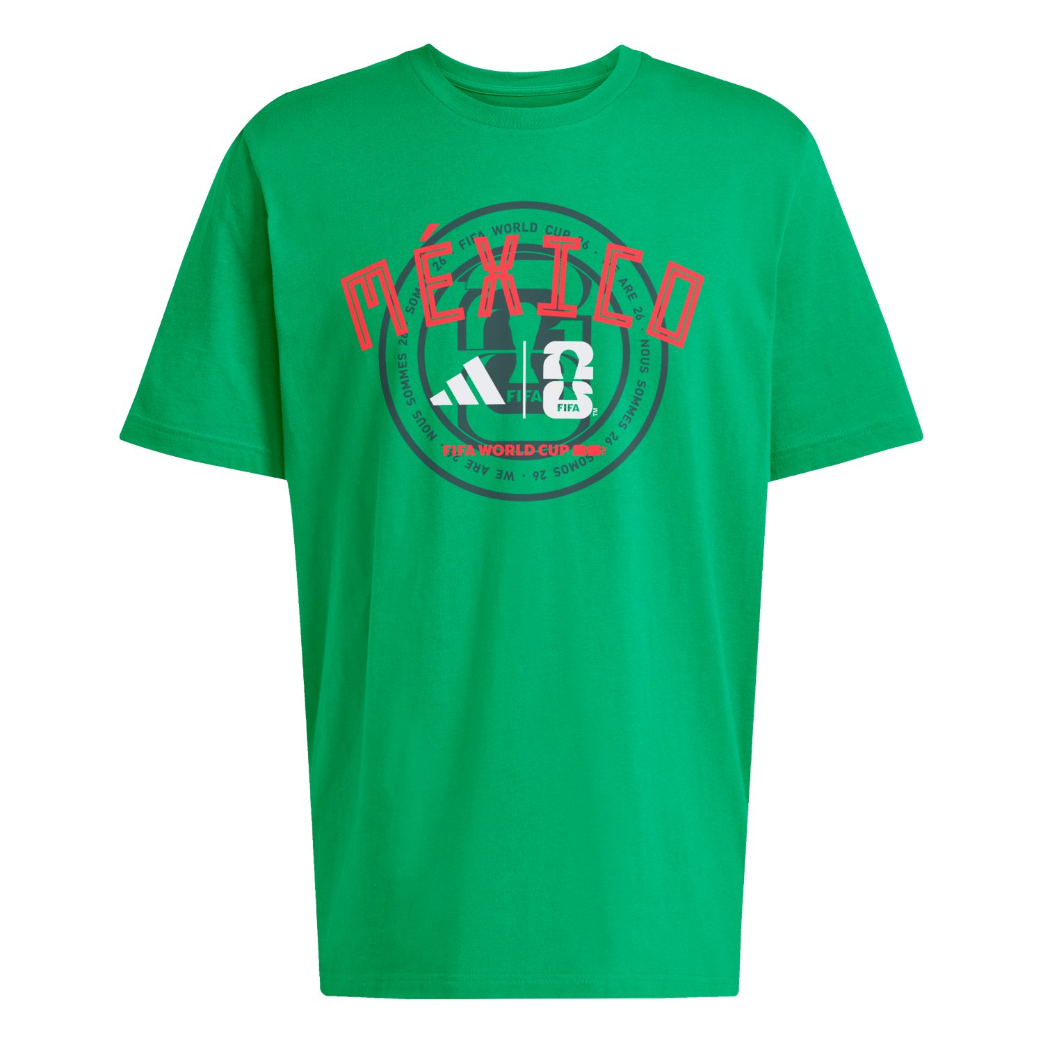 adidas Men's Mexico World Cup 2026 Qualifier Short Sleeve T-shirt