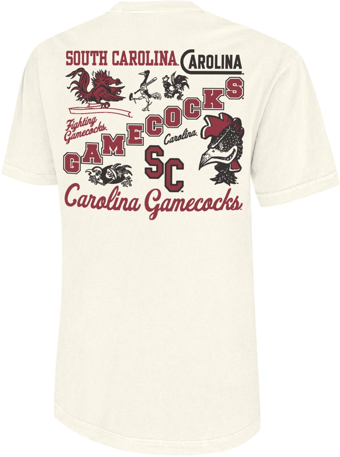 WILDCAT RETRO Men's Texas A&M University Diagonal Gamecocks Comfort Colors T-shirt