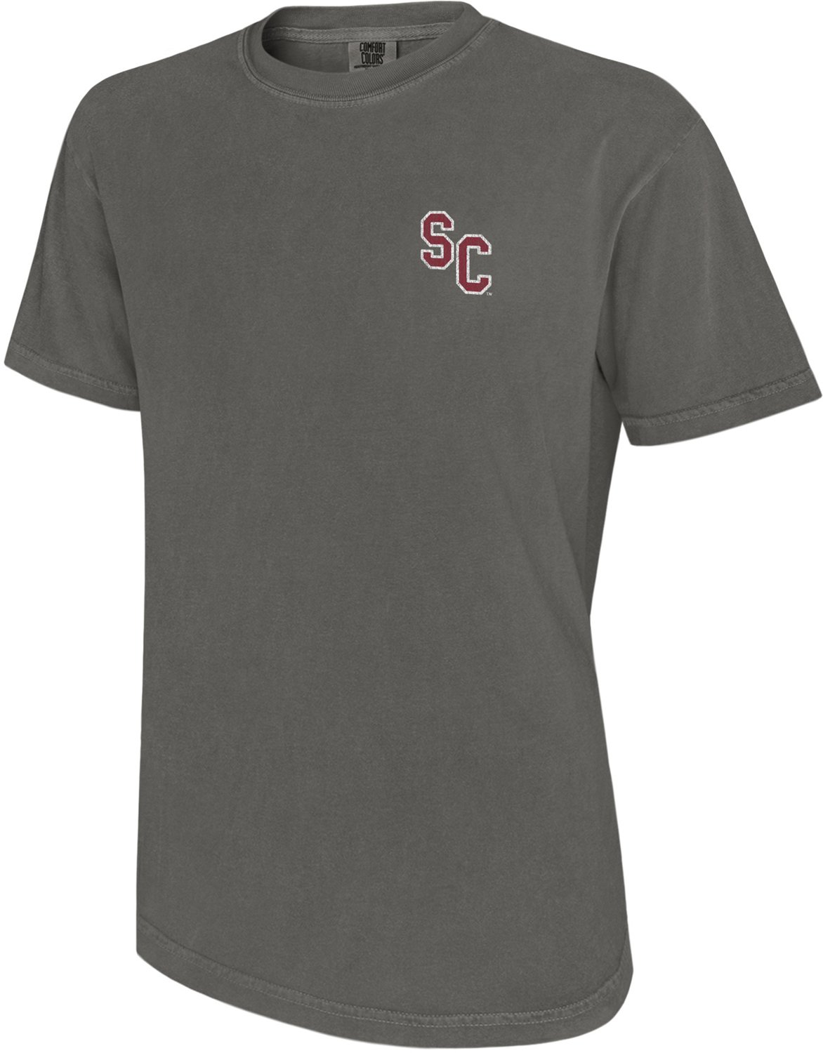 WILDCAT RETRO Men's University of South Carolina Go Gamecocks Bubble Letters Comfort Colors T-shirt - view number 2