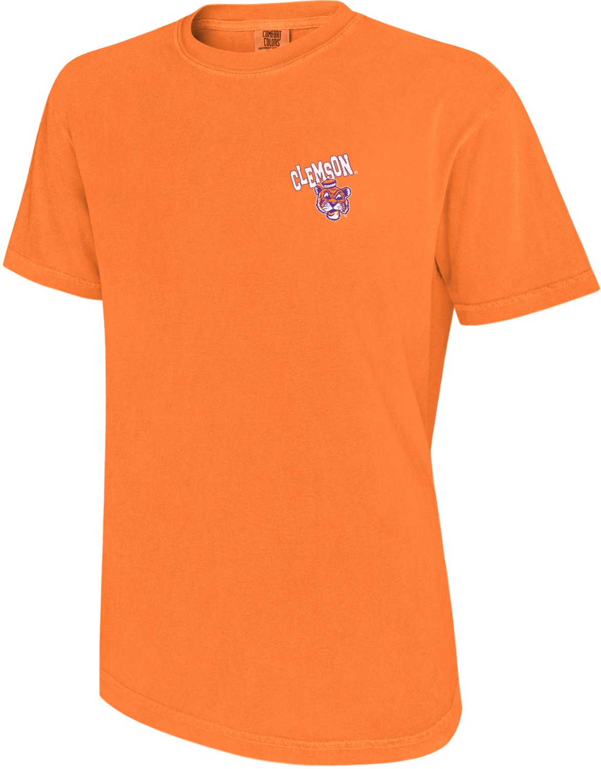 WILDCAT RETRO Men's Clemson University Mascot Loop Comfort Colors T-shirt - view number 2