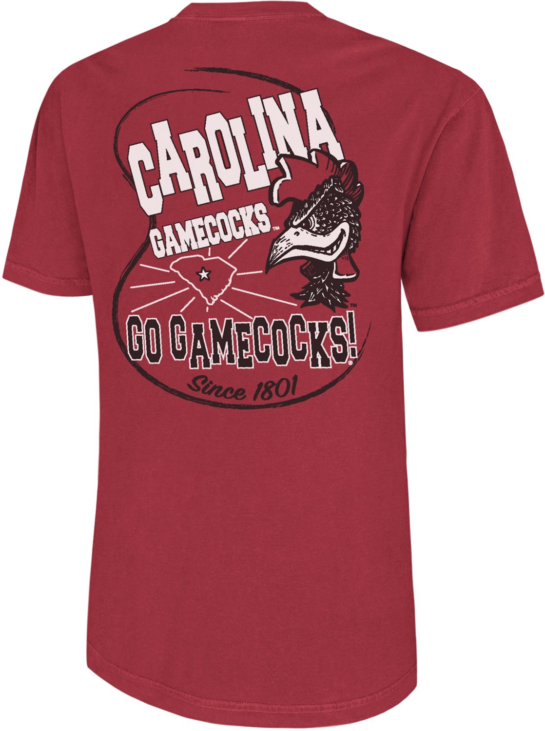 WILDCAT RETRO Men's University of South Carolina Mascot Loop Comfort Colors T-shirt