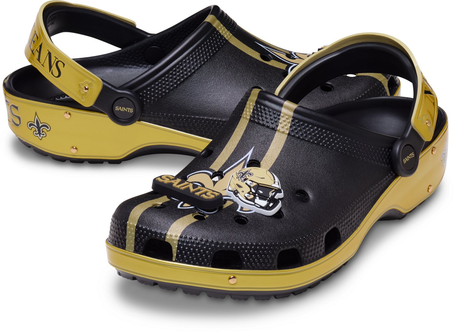 Crocs Adults' New Orleans Saints Classic Clogs - view number 3