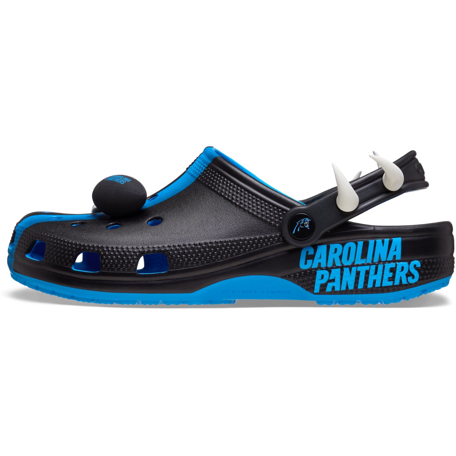 Crocs Adults' Carolina Panthers Classic Clogs - view number 2