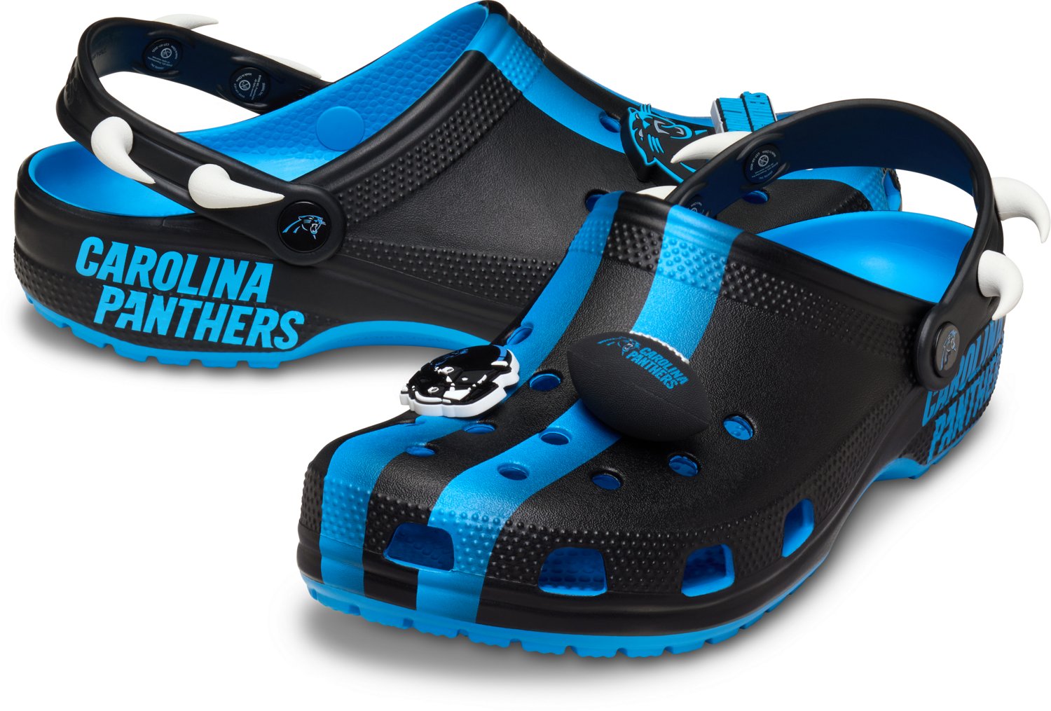 Crocs Adults' Carolina Panthers Classic Clogs - view number 3