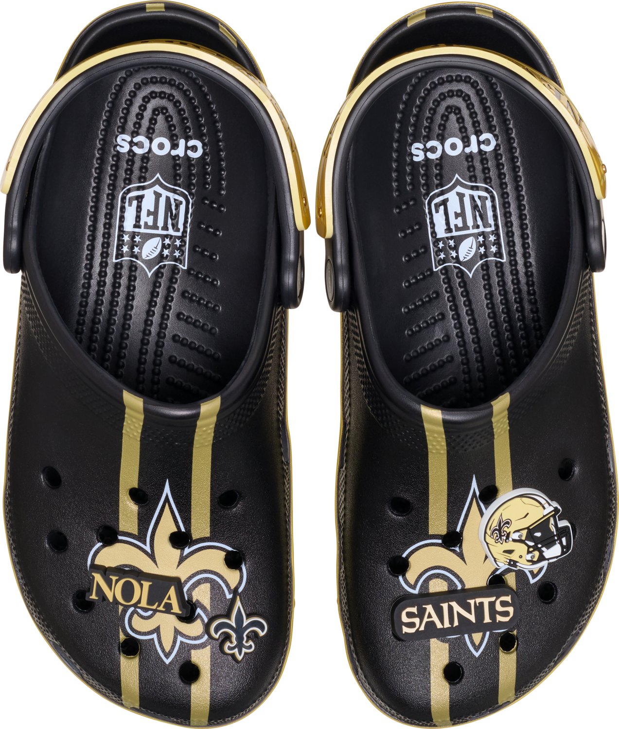 Crocs Adults' New Orleans Saints Classic Clogs - view number 4