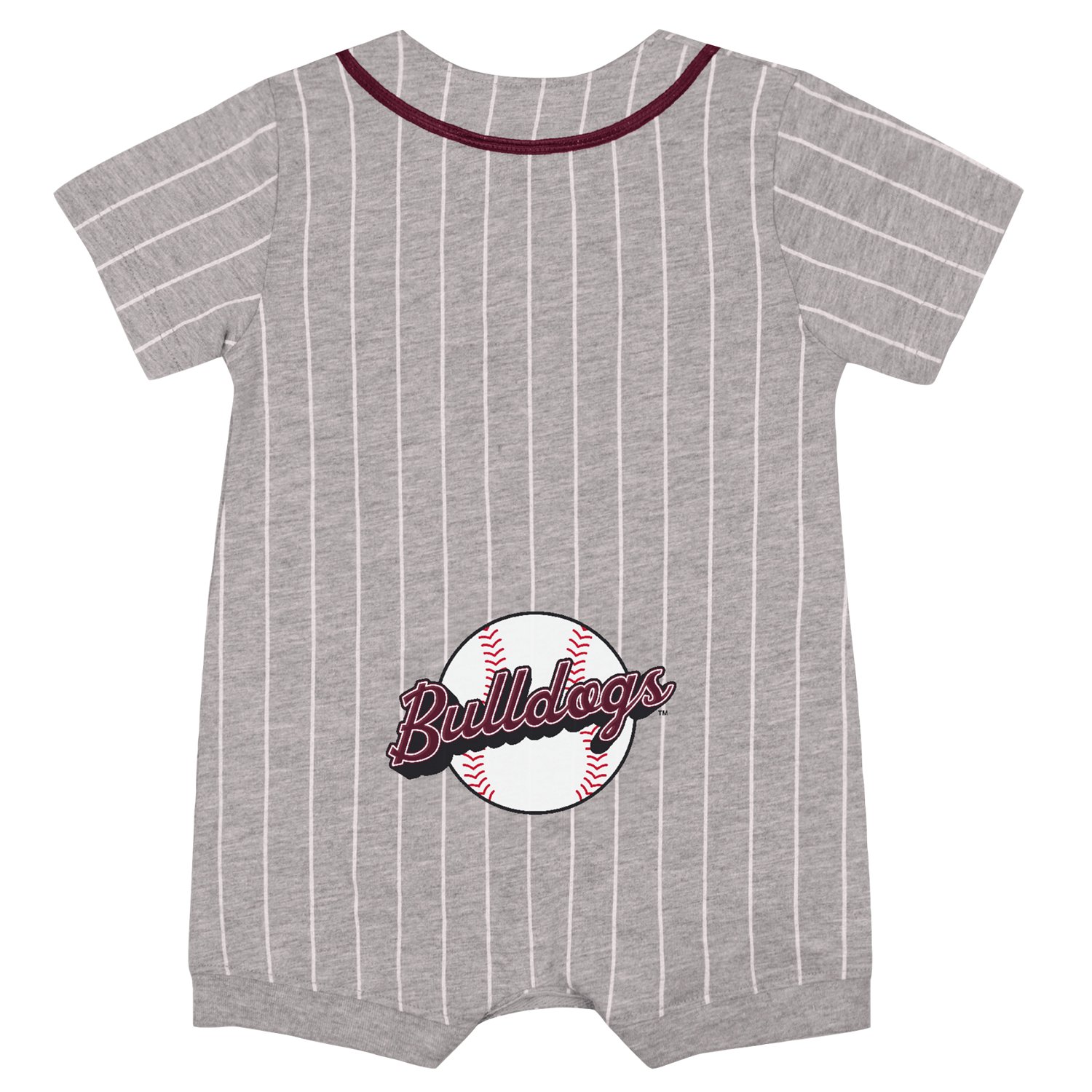 Colosseum Athletics Infants' Mississippi State University Fire Hawks Baseball Romper - view number 2