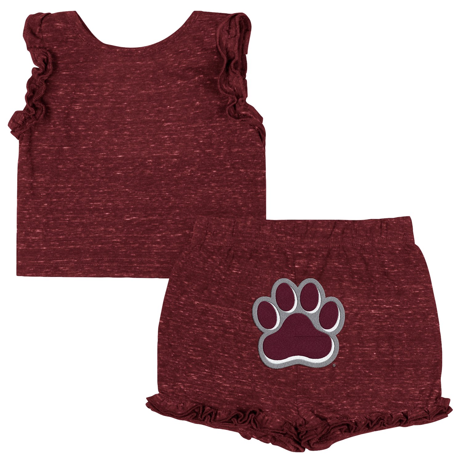 Colosseum Athletics Infants' Mississippi State University Nostalgia Tank Top and Shorts Set - view number 2