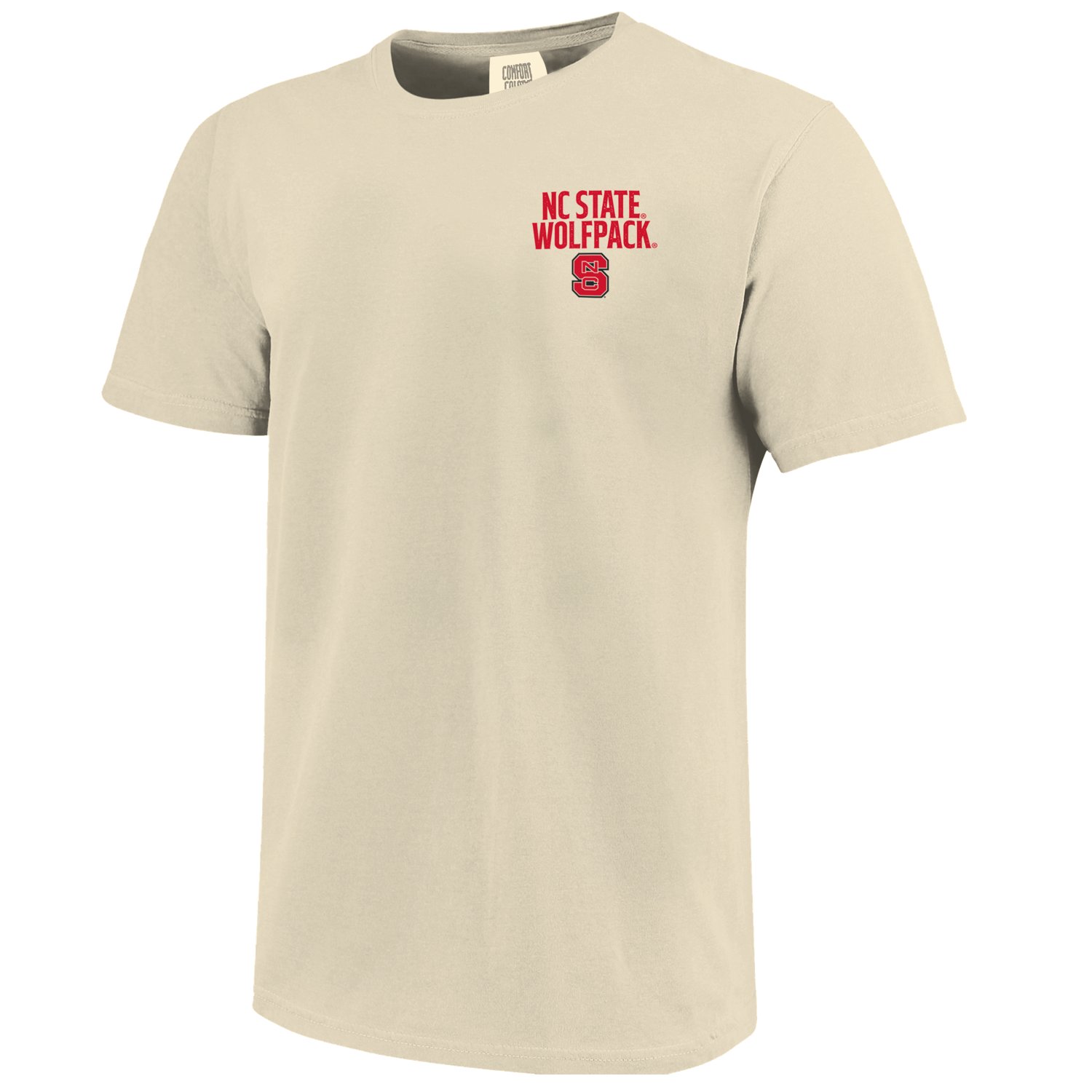 Image One Men's North Carolina State University Mascot Overlay Head Graphic T-shirt - view number 2