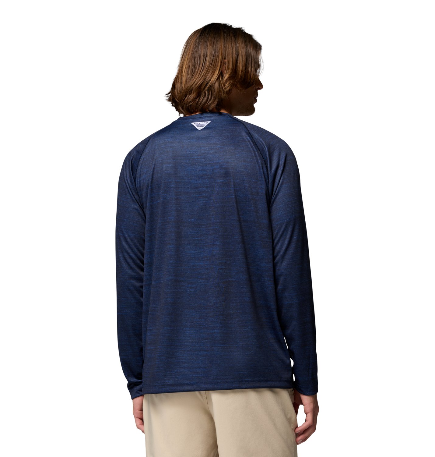 Columbia Sportswear Men's Auburn University CLG Terminal Tackle Heather Long Sleeve Graphic T-shirt