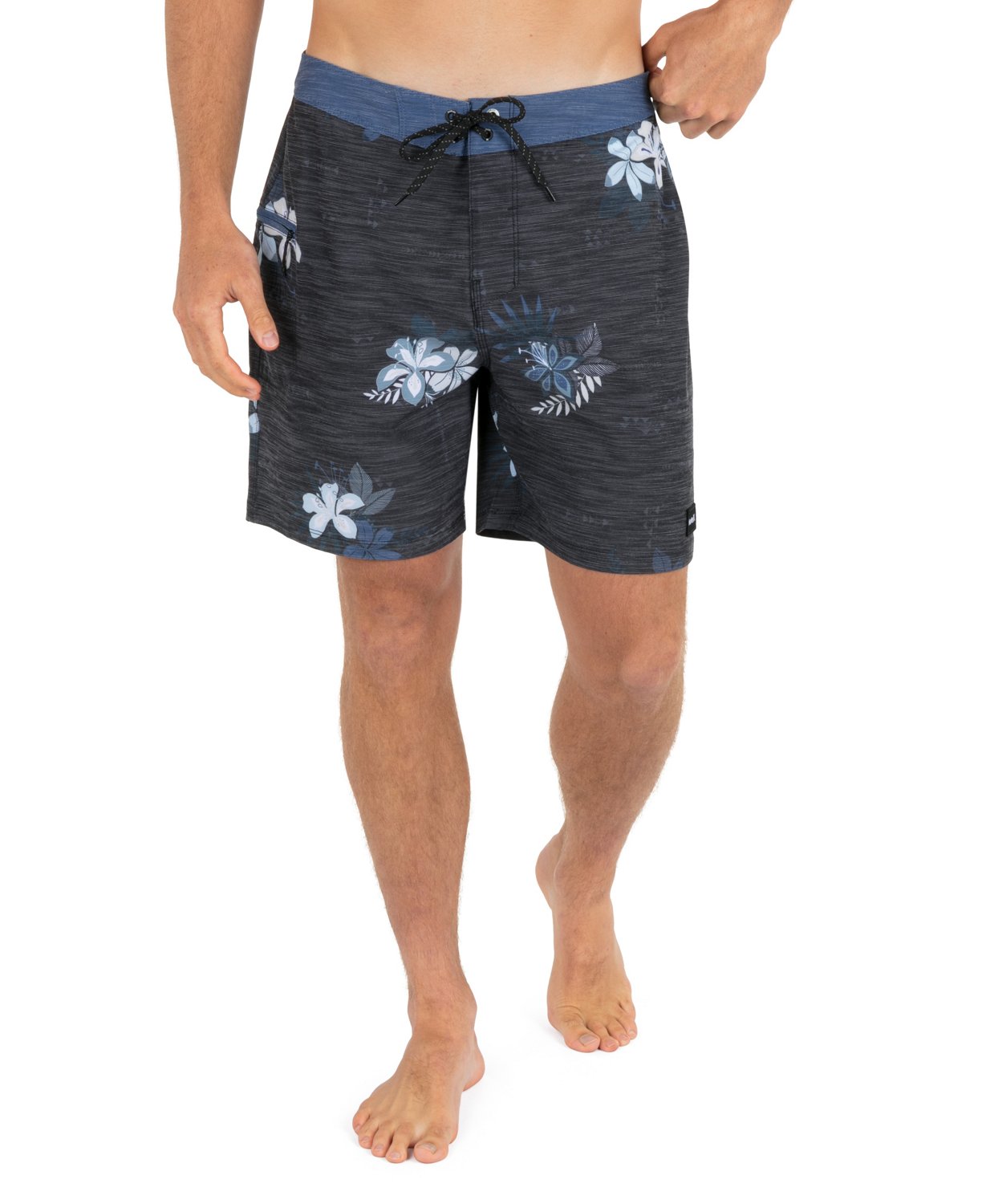 Hurley Men's Phantom Eco Classic Slub Zip Swim Shorts 7 in.