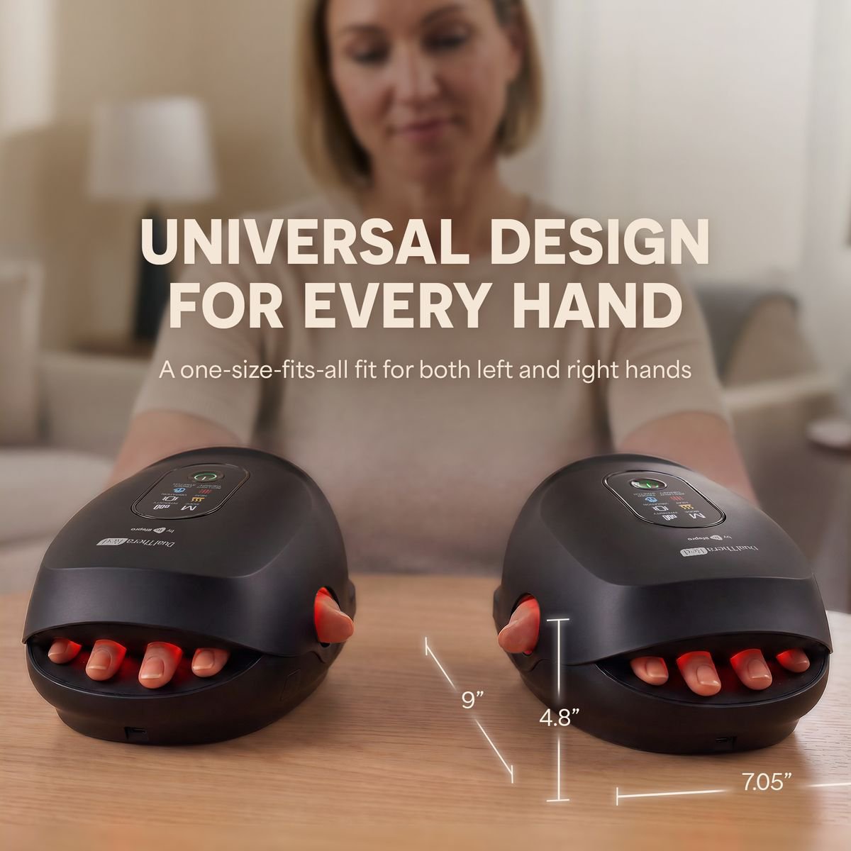 Lifepro DualThera Red Hand Massager - view number 3