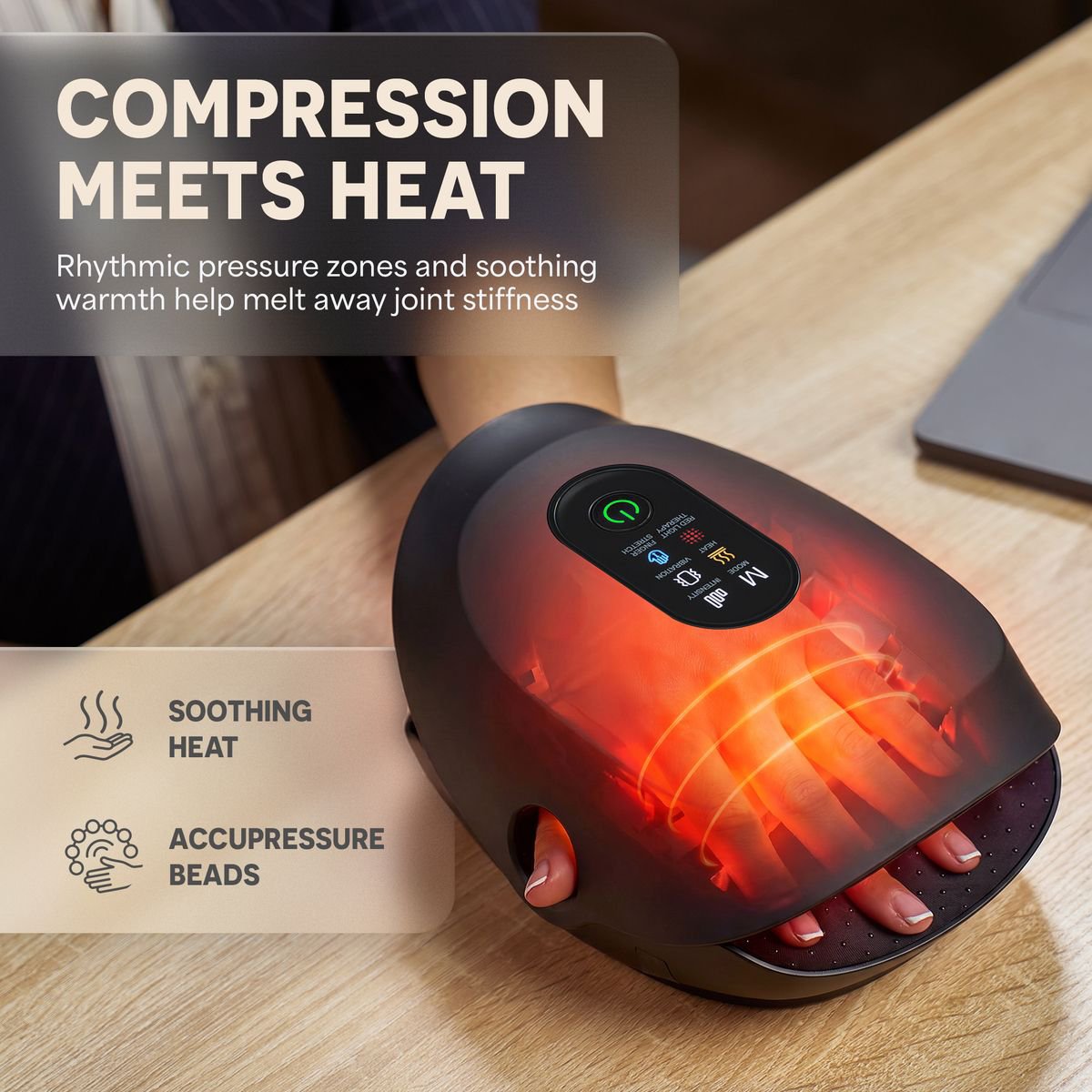 Lifepro DualThera Red Hand Massager - view number 7