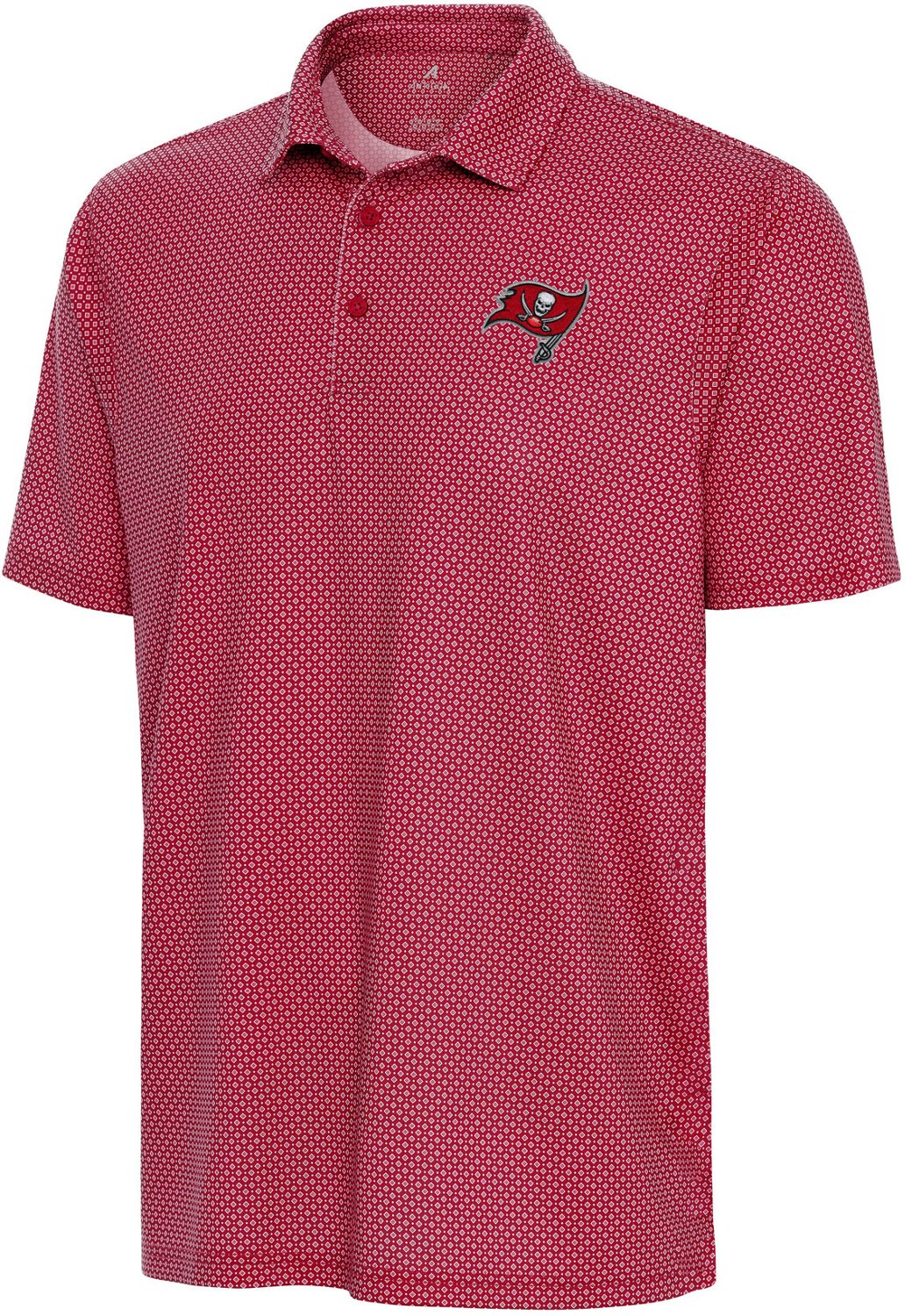Antigua Men's Tampa Bay Buccaneers Trelliss Polo Shirt