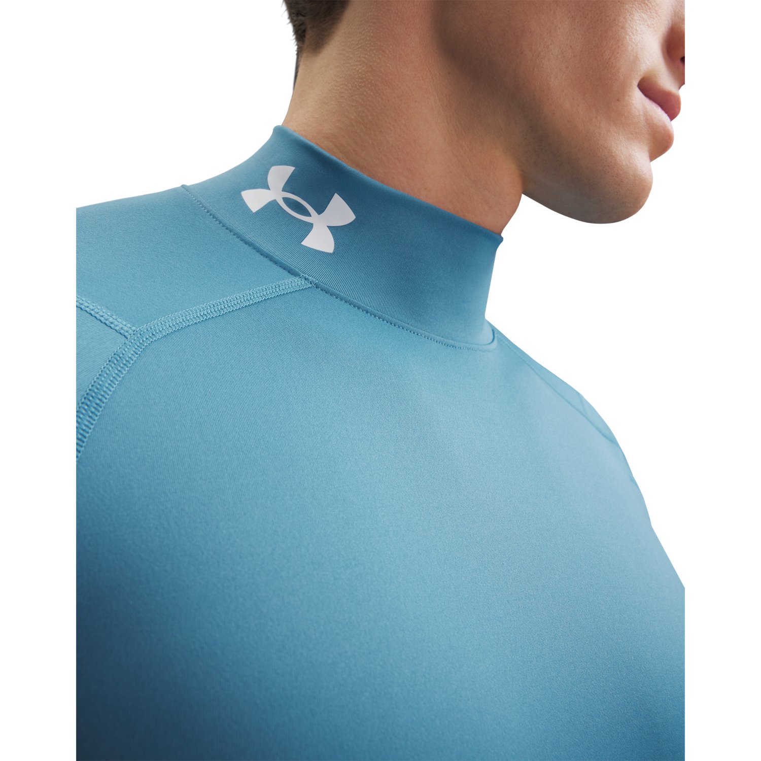 Under Armour Men's HeatGear Compression Mock Short Sleeve Shirt - view number 3
