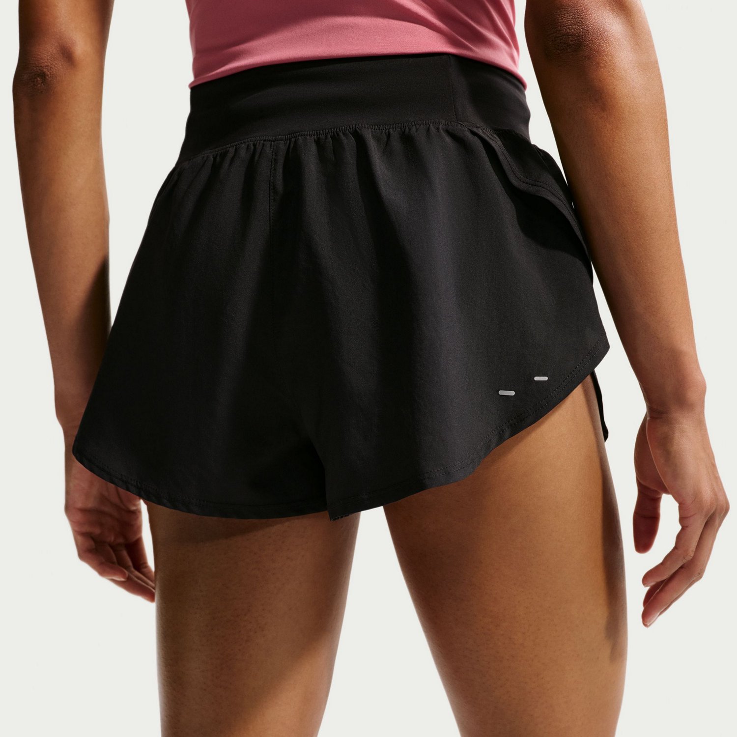 Nike Women's Flow Mid Rise Dri-FIT Athletic Training Shorts
