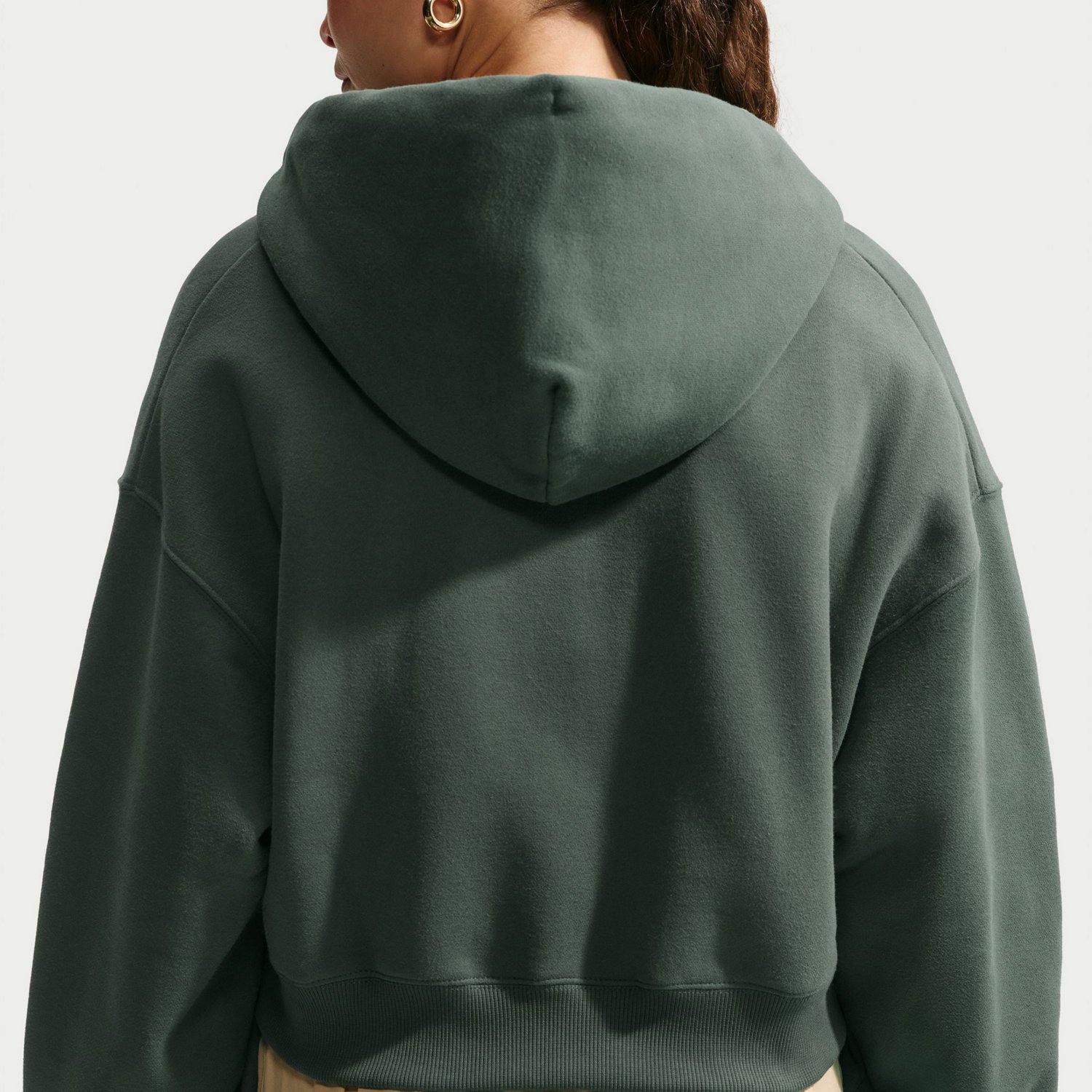 Nike Women's Sportswear Phoenix Fleece Oversized Cropped Full-Zip Hoodie - view number 4