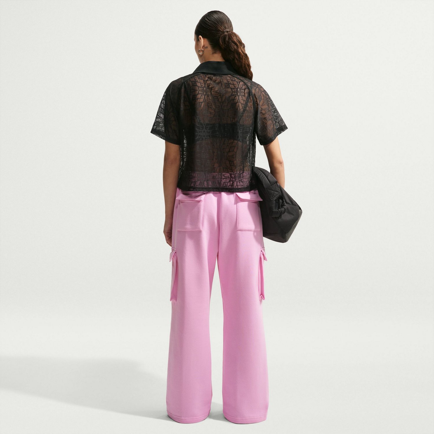 Nike Women's Sportswear Phoenix Fleece Mid-Rise Oversized Cargo Pants - view number 2