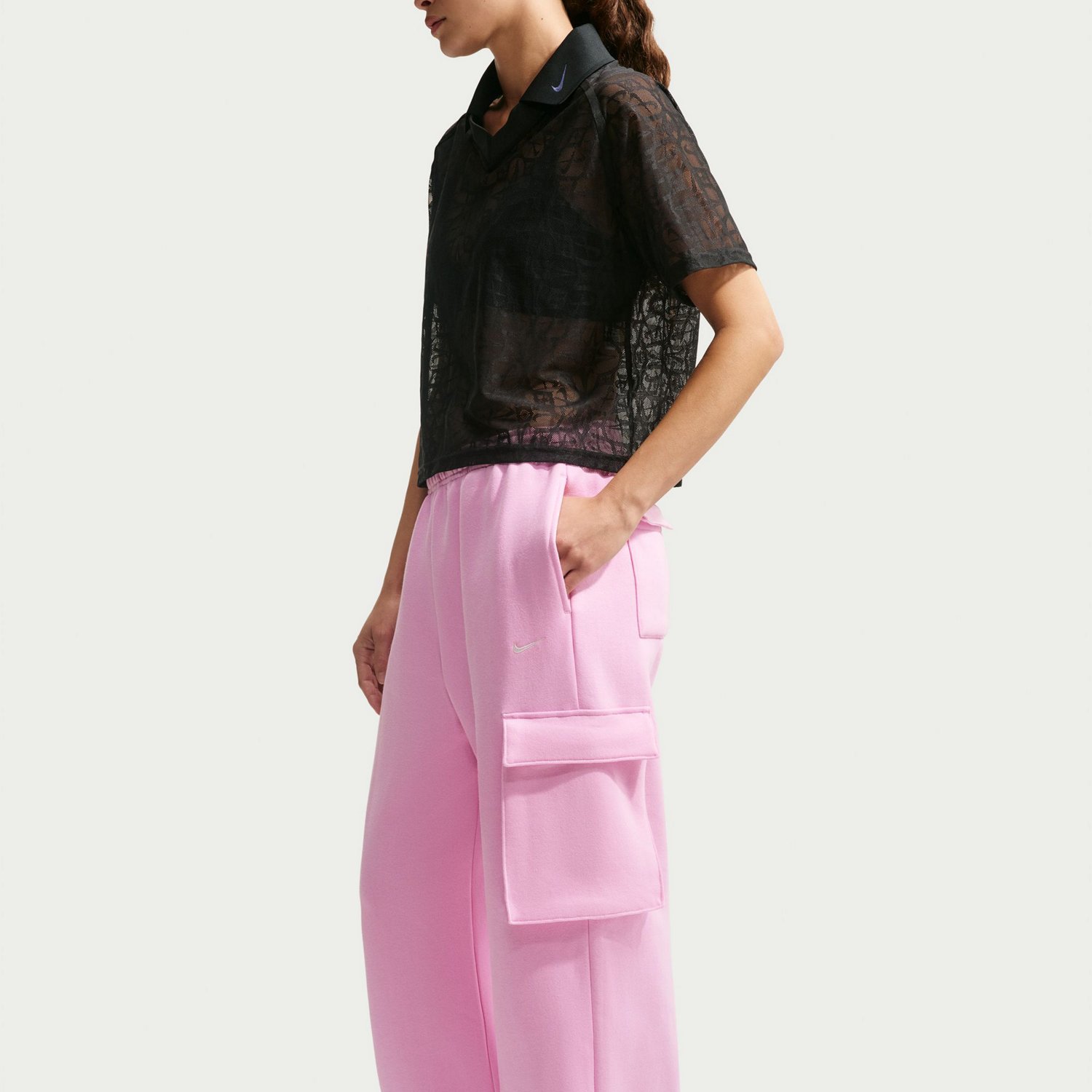 Nike Women's Sportswear Phoenix Fleece Mid-Rise Oversized Cargo Pants - view number 5
