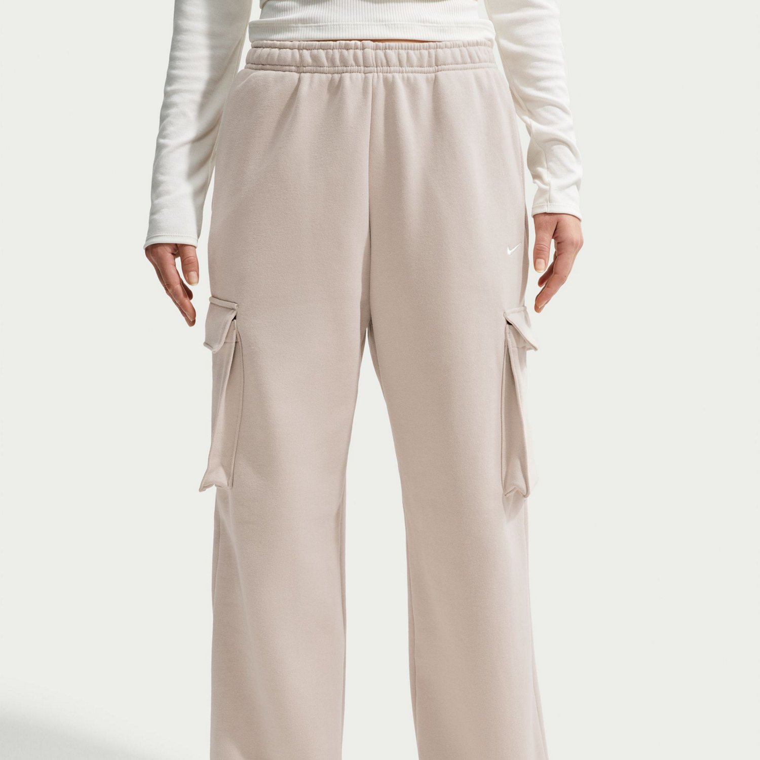 Nike Women's Sportswear Phoenix Fleece Mid-Rise Oversized Cargo Pants - view number 3