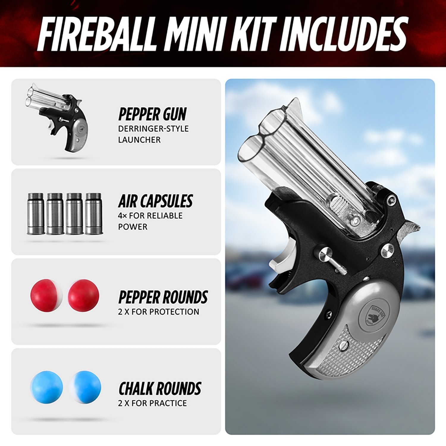 Guard Dog Security Fireball Mini Pepper Gun - view number 5