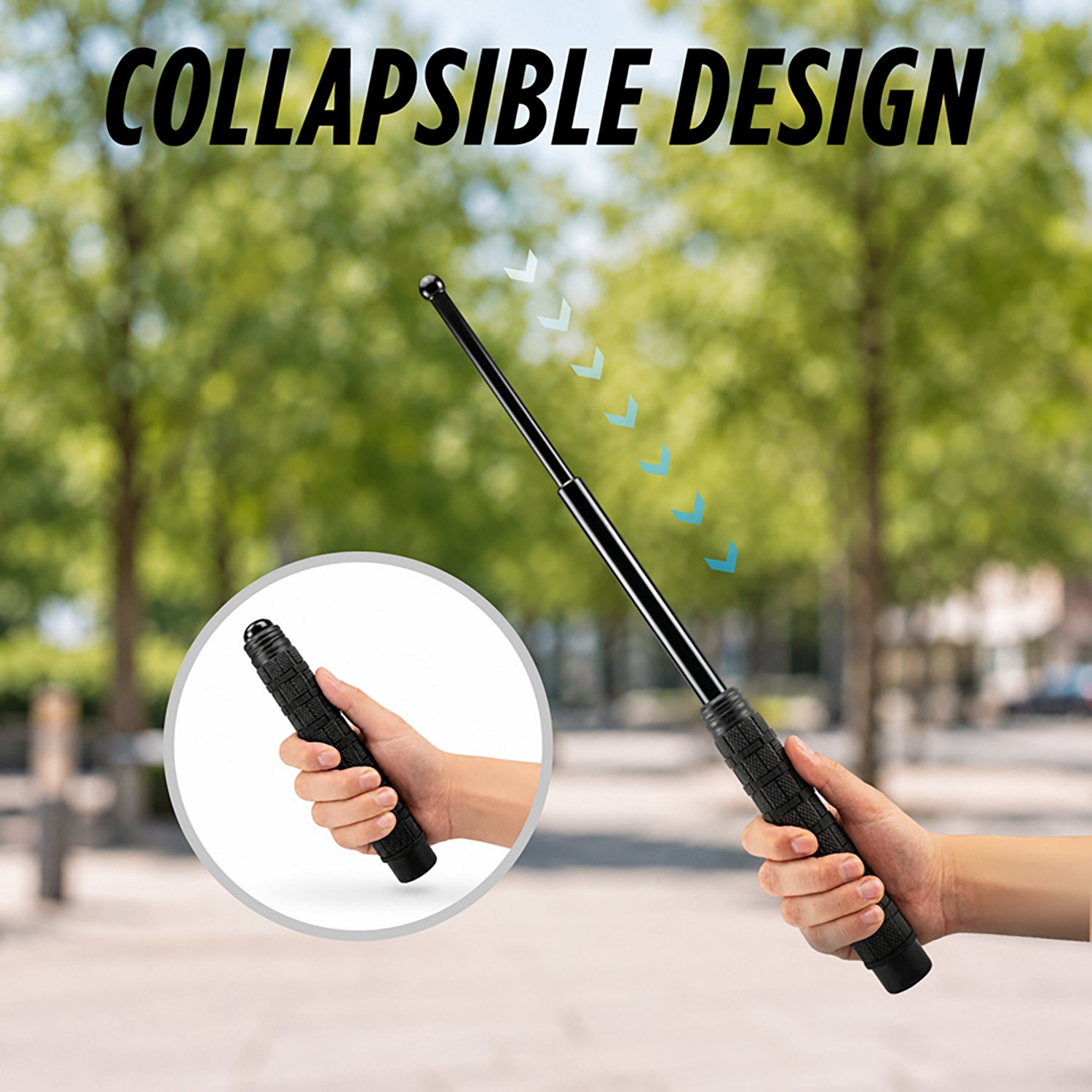 Guard Dog Security Tactical Heavy Duty Steel Baton 16 in.