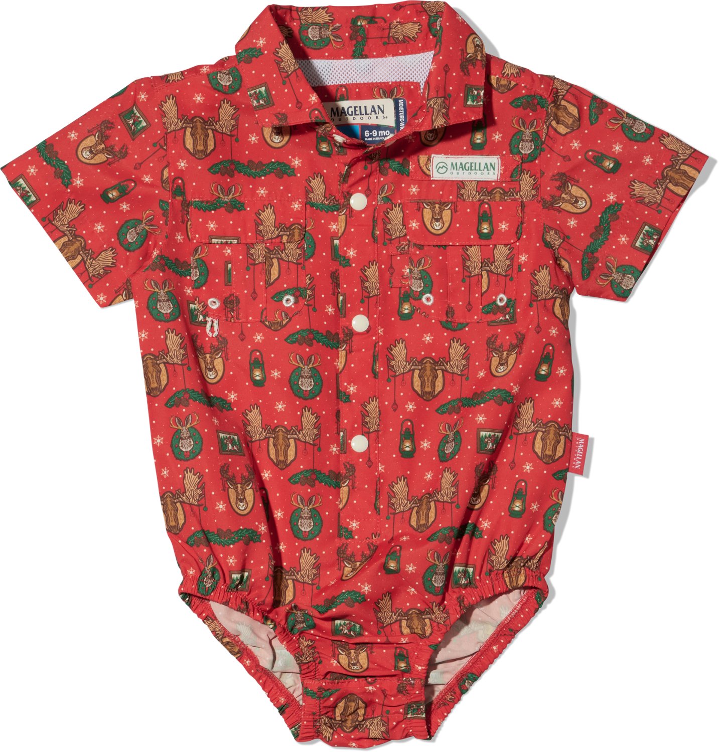 Magellan Outdoors Infant Boys' Holiday Hunting Short Sleeve Onesie