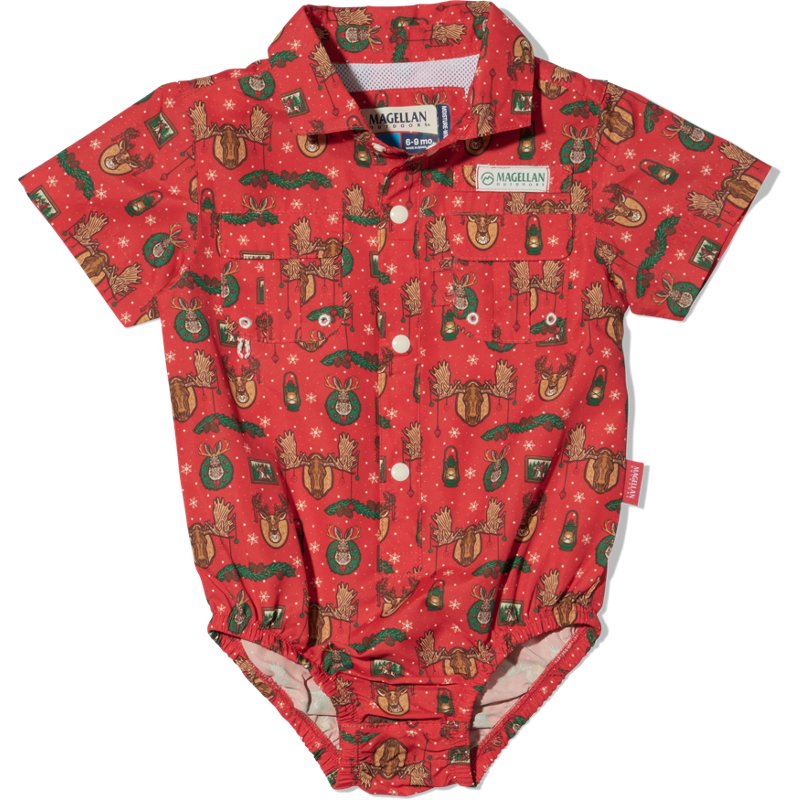 Magellan Outdoors Infant Boys' Holiday Hunting Short Sleeve Onesie