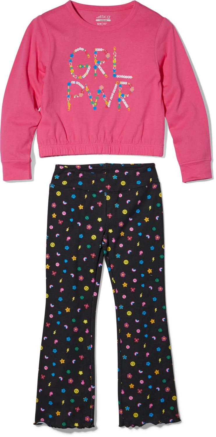 BCG Girls' 4-6X Girl Power Flare Set