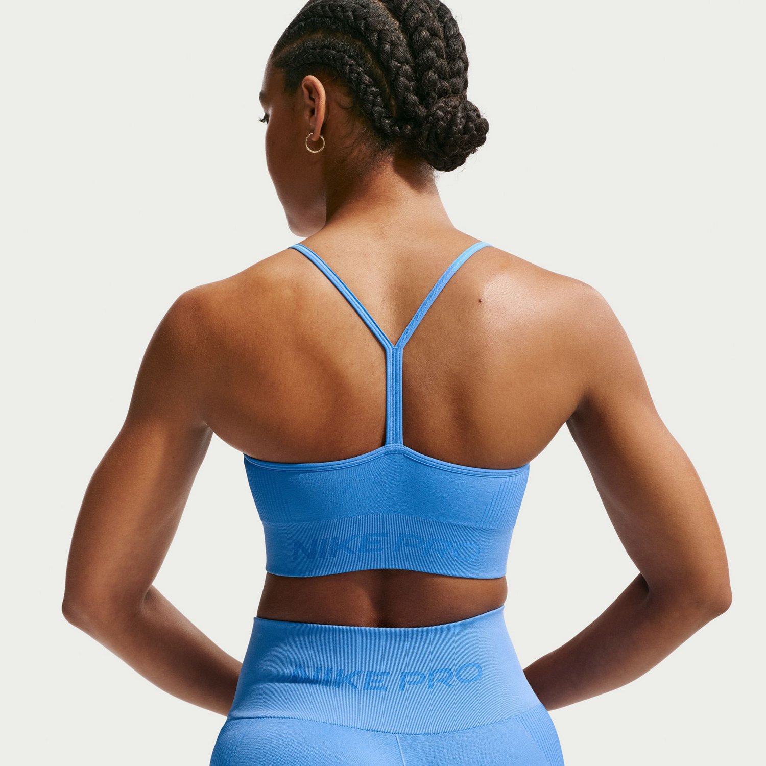 Nike Women's Nike Pro Dri-FIT Seamless Light Support Padded Sports Bra - view number 4