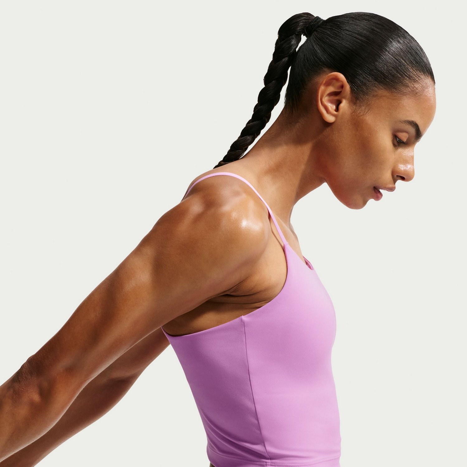 Nike Women's One Medium Support Padded Adjustable Sports Bra Tank Top - view number 5