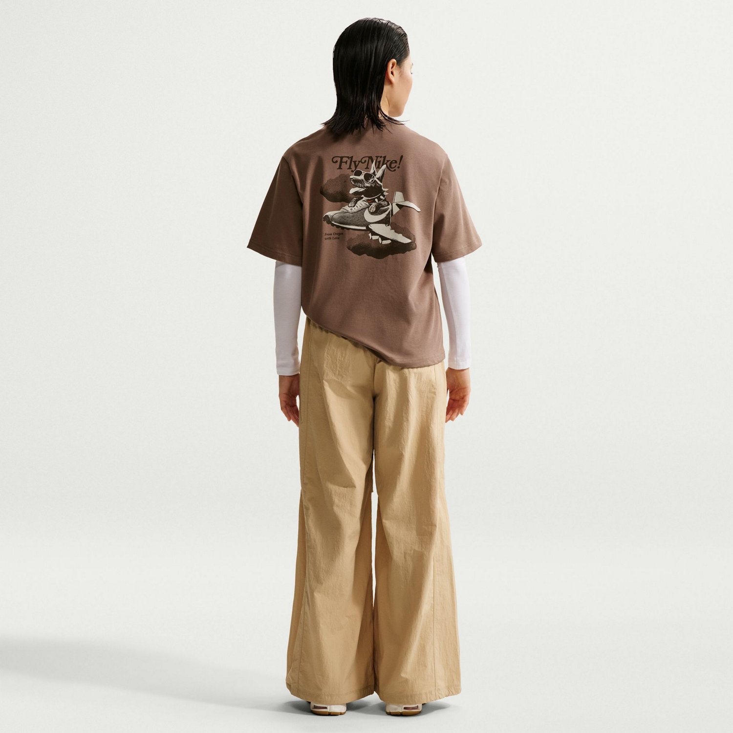 Nike Women's Sportswear Loose Mid-Rise Structured Pants - view number 2