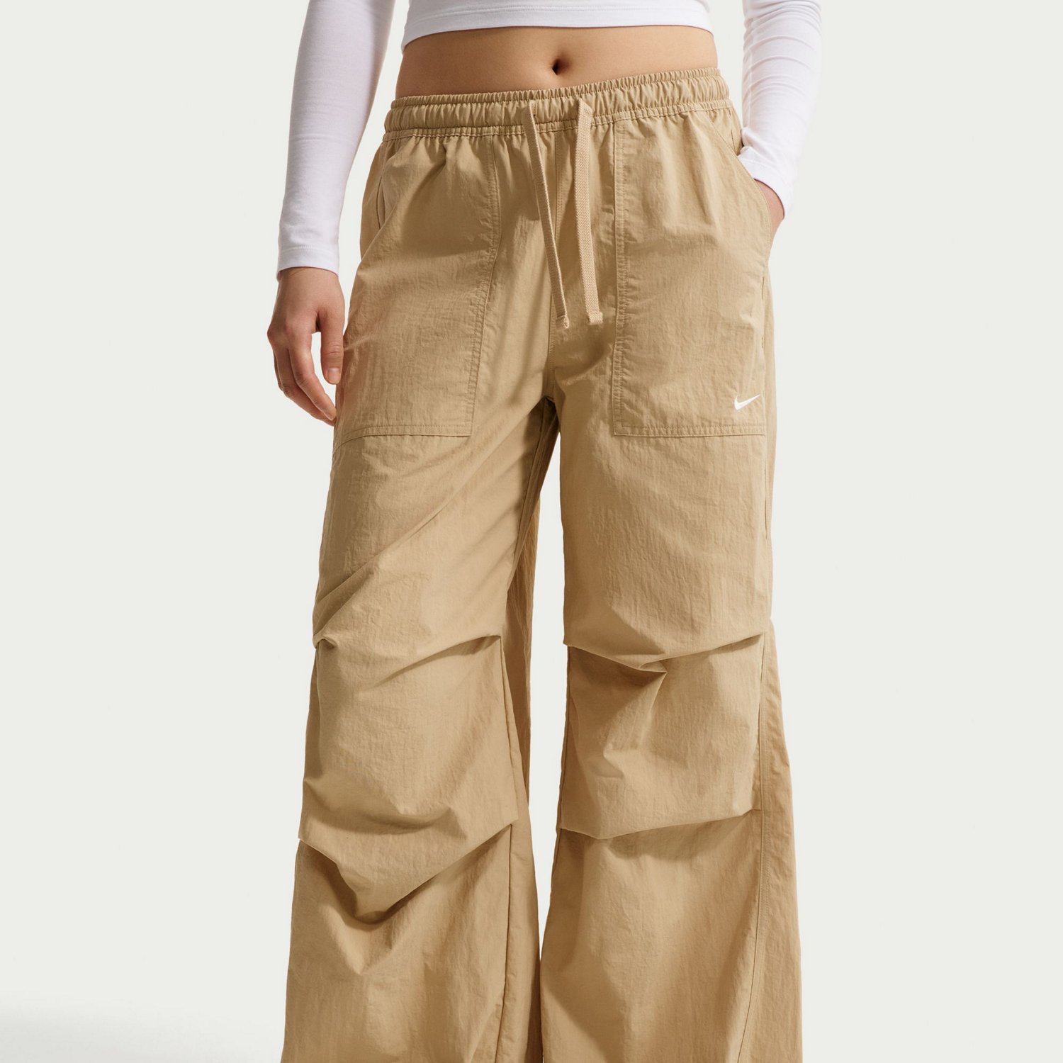 Nike Women's Sportswear Loose Mid-Rise Structured Pants - view number 3