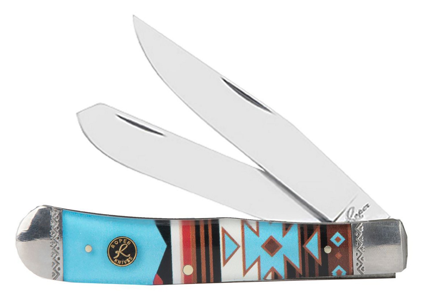 Roper Knives Trapper Sunset Series II Folding Knife