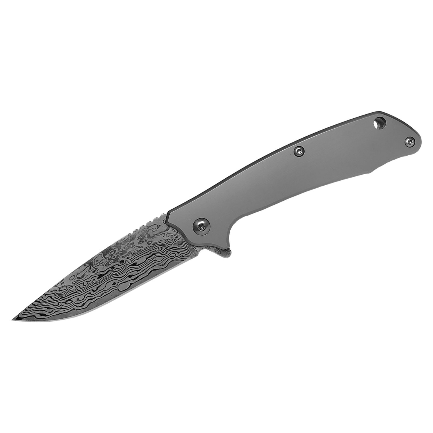 Roper Knives Maverick Damascus Folding Knife