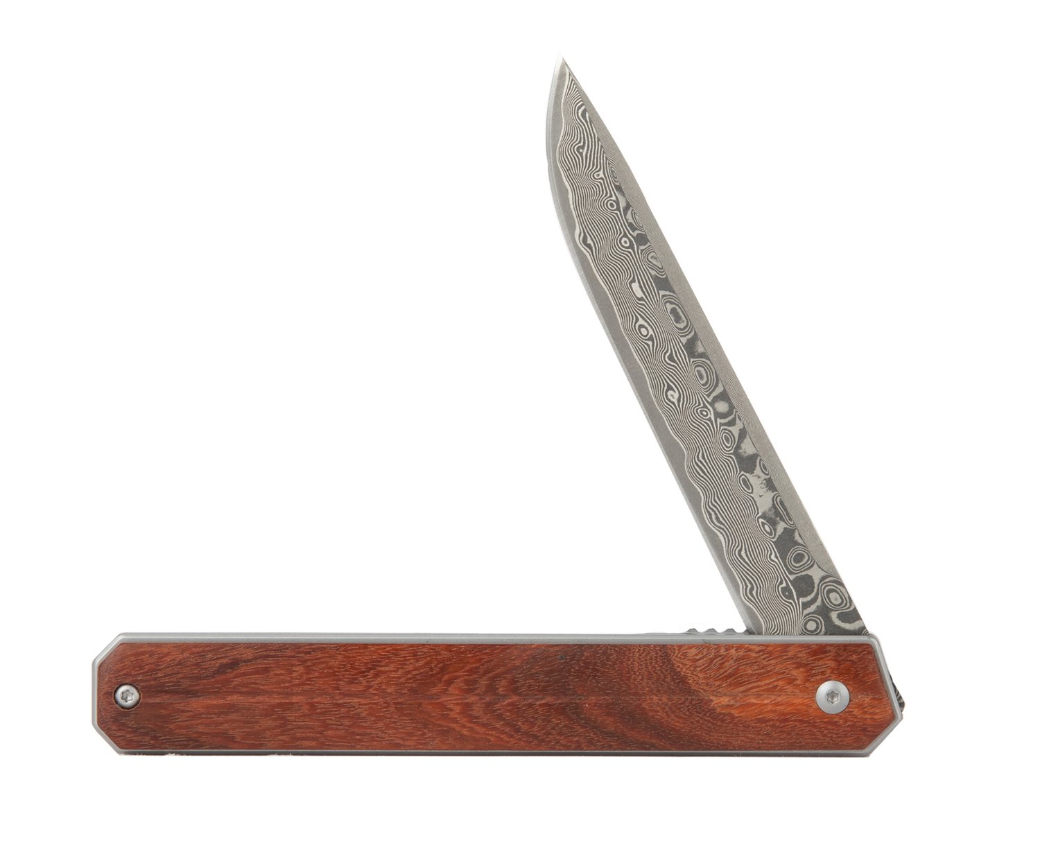 Roper Knives Spur Damascus Folding Knife