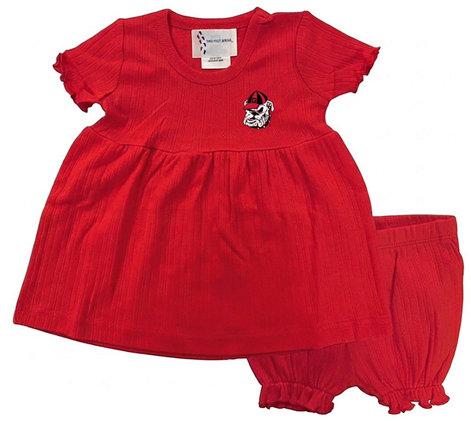 Two Feet Ahead Infant Girls' University of Georgia Pointelle Dress